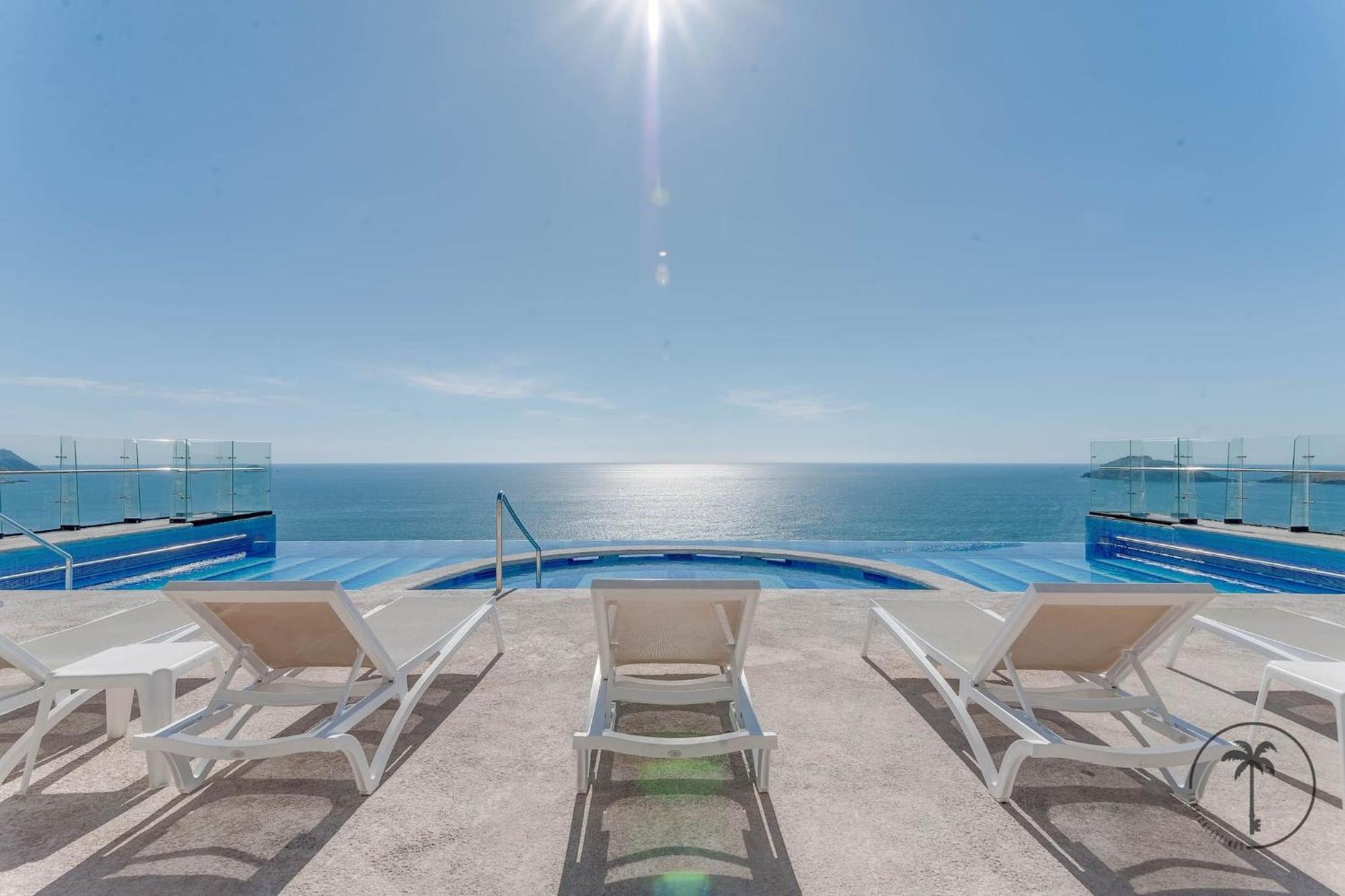 Terraza Con Vista Al Mar Y A Atardeceres Apartment Mazatlan Ngoại thất bức ảnh