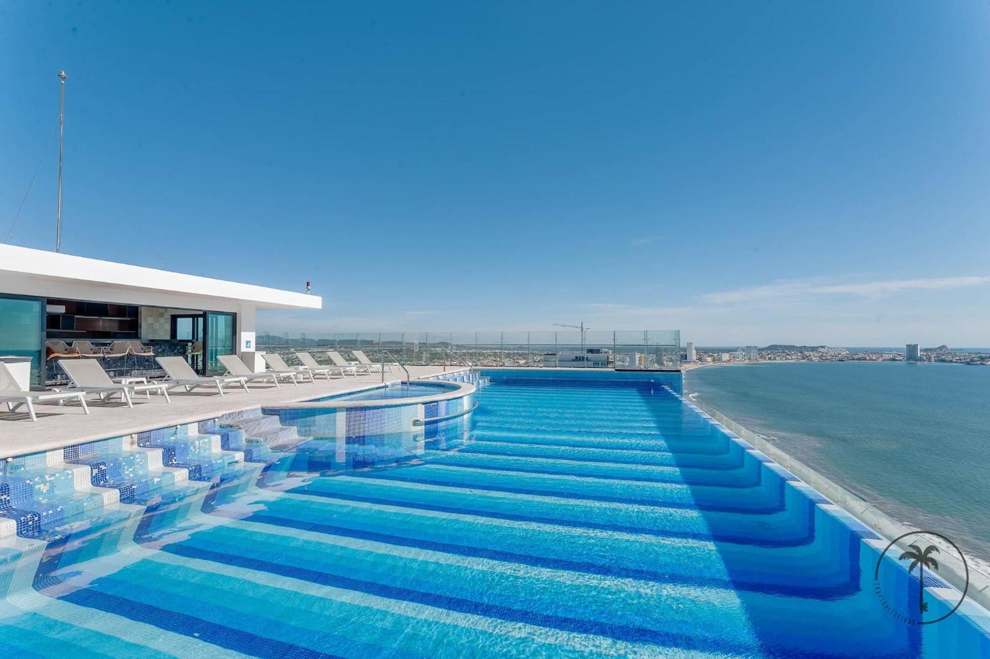 Terraza Con Vista Al Mar Y A Atardeceres Apartment Mazatlan Ngoại thất bức ảnh